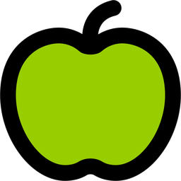 Green apple icon