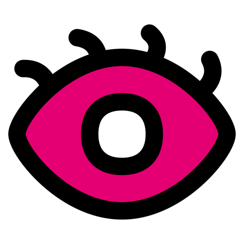 A pink eye